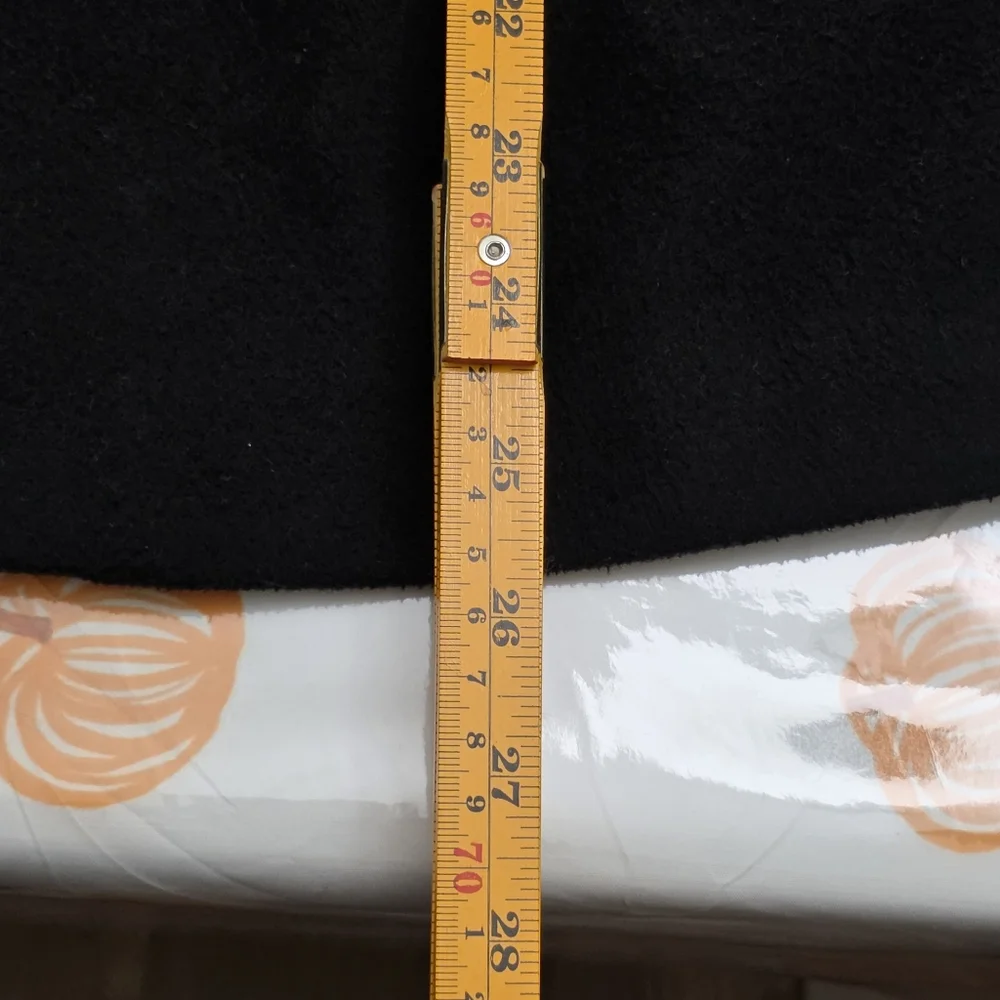 Girls Gymboree Olivia Pig Black Fashion Coat with White Accents Size Large 10/12